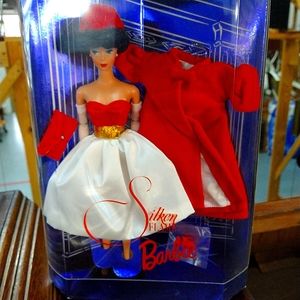 MATTEL BARBIE 1962 FASHION AND DOLL REPRODUCTION " SILKEN FLAME " N/I/B